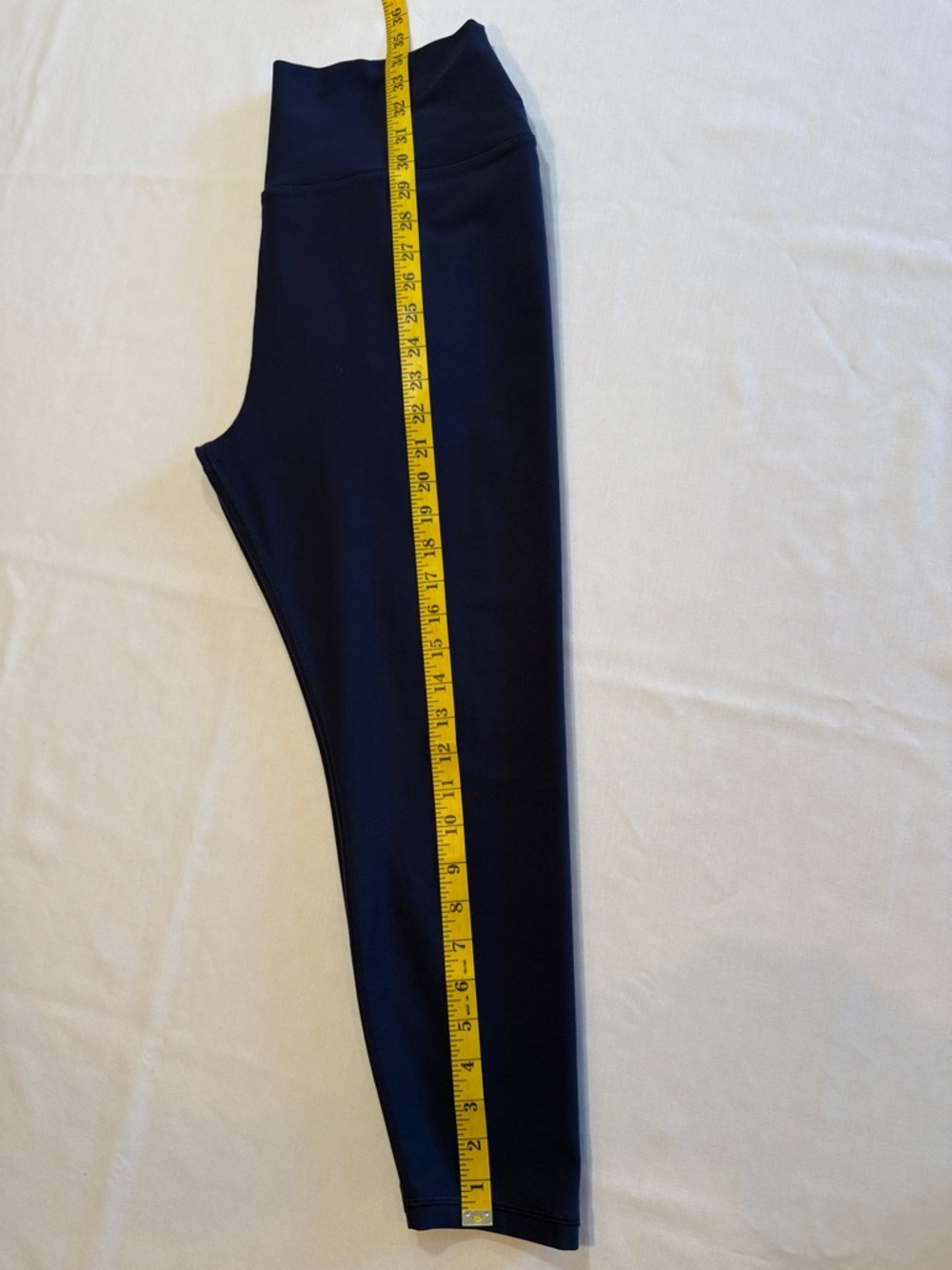 PELOTON Navy Blue Cadent High-Rise Ankle Crop Leggings Bike Cycle XXL ~ Like New - Picture 12 of 13